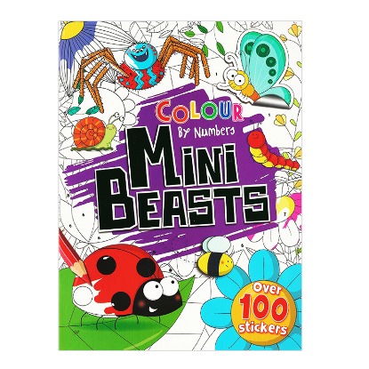 Picture of COLOR BY NUMBERS - MINIBEASTS