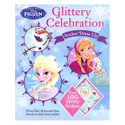 Picture of DISNEY STICKER DRESS UP - GLITTERY CELEBRATION: FROZEN 