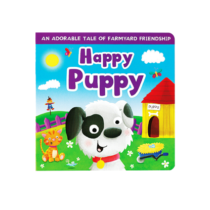 Picture of FUN TIME BOARD BOOK-HAPPY PUPPY