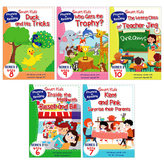 Picture of SMART KIDS PHONICS IN READING SERIES 2-BOOK 6 TO 10