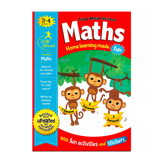 Picture of LEAP AHEAD WORKBOOK MATHS 3-4 YEARS