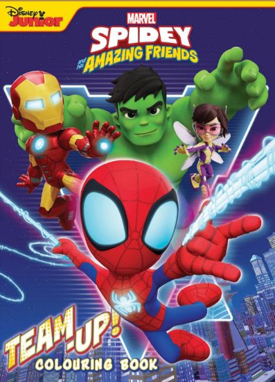 Picture of DISNEY JUNIOR MARVEL SPIDEY COLORING BOOK-TEAM UP